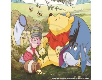 Ravensburger 09300 - Puzzle Medvídek Pú (3 x 49 dílků)