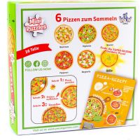 Puzzle mini Pizza 6 různých motivů 36 dílků - Poškozený obal 4