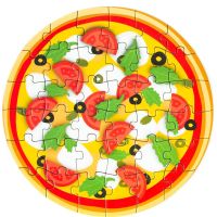 Puzzle mini Pizza 6 různých motivů 36 dílků