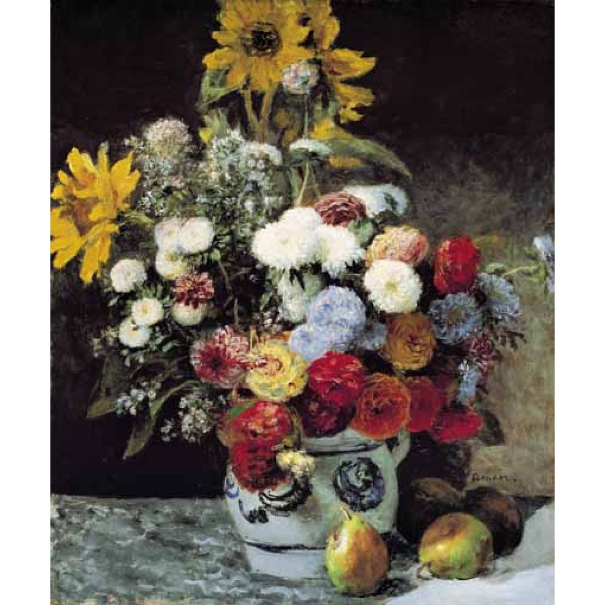 Puzzle RENOIR-Fleurs dans un vase, 1500d