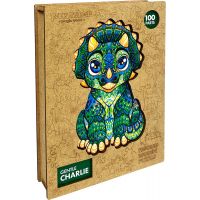 Puzzler Puzzle dřevěné barevné Milý Charlie 100 dílků 5