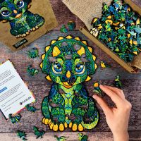 Puzzler Puzzle dřevěné barevné Milý Charlie 100 dílků 4