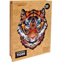 Puzzler Puzzle dřevěné barevné Mocný tygr 160 dílků 5