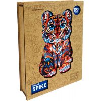 Puzzler Puzzle dřevěné barevné Odvážný Spike 100 dílků 5