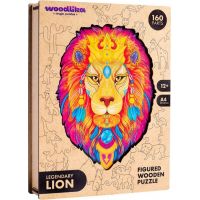 Puzzler Puzzle dřevěné barevné Tajemný lev 150 dílků 6