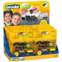 BRUDER 00402 - Přívěsek FENDT + příslušenství 2