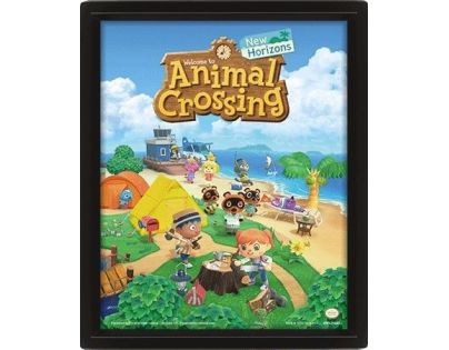 Pyramid International Animal Crossing 3D Obraz
