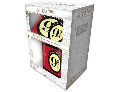 Pyramid International Harry Potter Dárkový set 9 a tři čtvrtě Hrnek, tácek, klíčenka