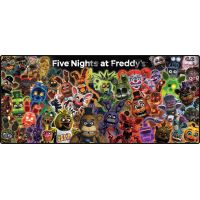 Pyramid International Five Nights At Freddy's Herní podložka 90 x 40 cm Glow Montage