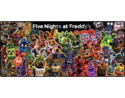 Pyramid International Five Nights At Freddy's Herní podložka 90 x 40 cm Glow Montage