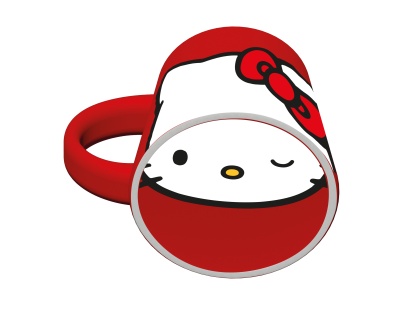 Pyramid International Hello Kitty hrnek s obličejem