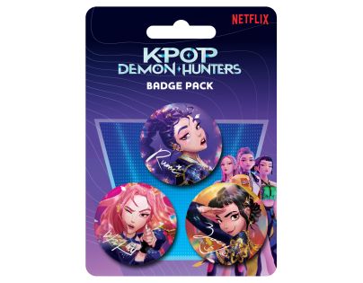 Pyramid International K-pop Demon Hunters set 3 odznaků