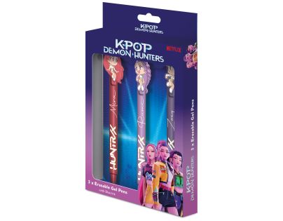 Pyramid International K-pop Demon Hunters set gumovacích gelových per
