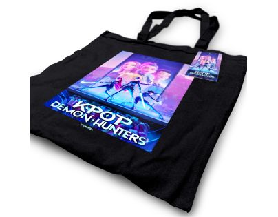 Pyramid International K-pop Demon Hunters taška plátěná černá (Key Art)