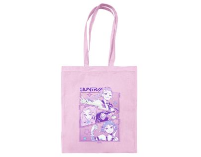 Pyramid International K-pop Demon Hunters taška plátěná růžová (Huntrix)