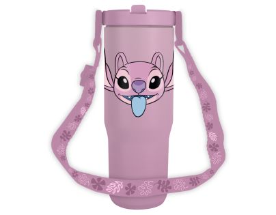 Pyramid International Lilo a Stitch cestovní hrnek s popruhem Angel