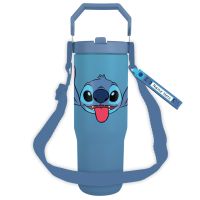 Pyramid International Lilo a Stitch cestovní hrnek s popruhem Stitch