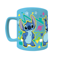 Pyramid International Lilo a Stitch hrnek s návlekem Stitch modrý 3