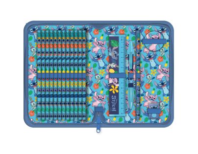 Pyramid International Lilo a Stitch penál naplněný modrý