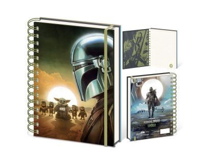 Pyramid International Mandalorian a Grogu blok A5 (Sunset)