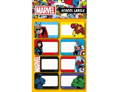 Pyramid International Marvel Školní jmenovky na sešity
