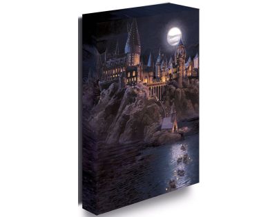 Pyramid International Obraz LED svítící 30x40 cm, Harry Potter - Bradavice hrad