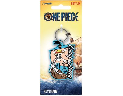 Pyramid International One Piece Gumová klíčenka Live Action