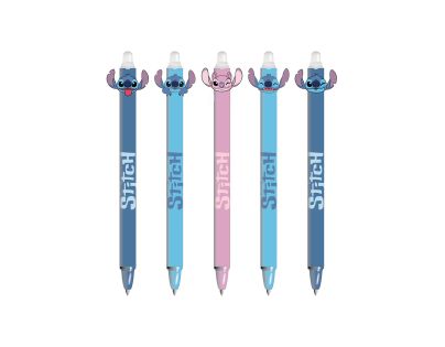 Pyramid International Stitch gumovací gelové pero modré