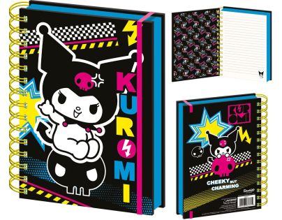 Pyramid Kuromi kroužkový blok A5 DPL10