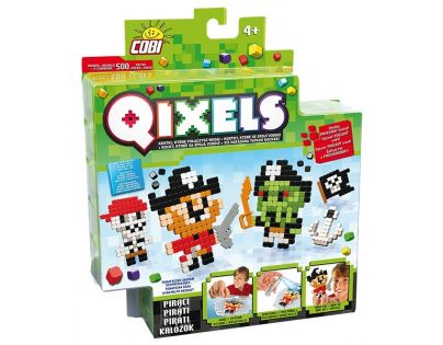 Qixels Tématická sada 87111 - Piráti