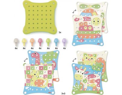 Quercetti Jumbo Peggy Evo Play Eco+