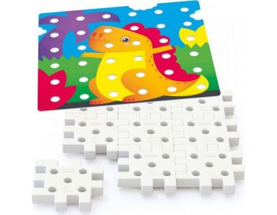 Quercetti Jumbo Peggy jumbo pegs & pegboard mozaika s velkými kolíčky 2271