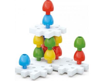 Quercetti Jumbo Peggy jumbo pegs & pegboard mozaika s velkými kolíčky