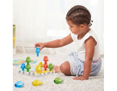 Quercetti Jumbo Peggy jumbo pegs & pegboard mozaika s velkými kolíčky