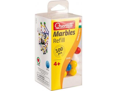 Quercetti Náhradní kuličky Marbles Refill 100ks