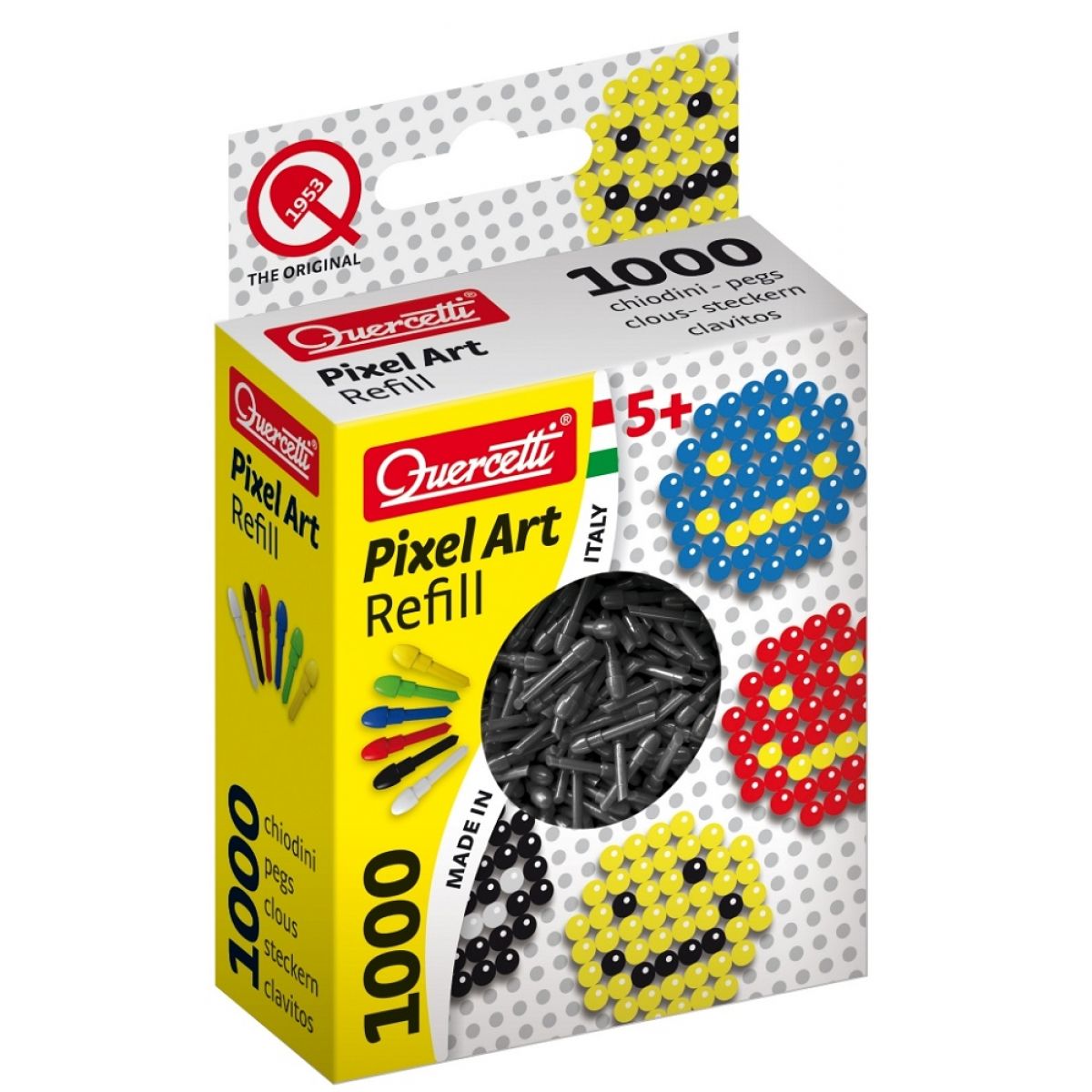 Quercetti Pixel Art 1000 ks černá