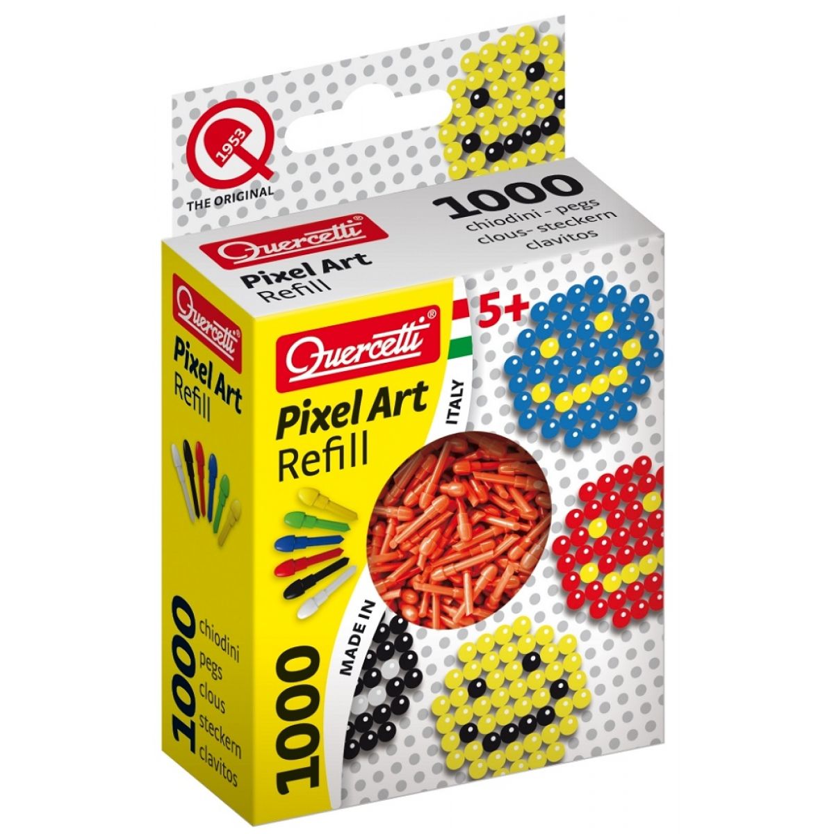 Quercetti Pixel Art 1000 ks červená