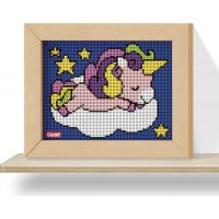Quercetti Pixel Art 4 Kawaii Unicorn mozaika z kolíčků 2
