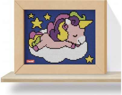 Quercetti Pixel Art 4 Kawaii Unicorn mozaika z kolíčků