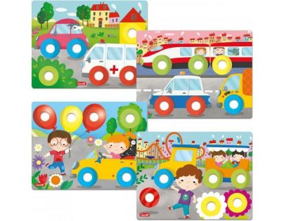 Quercetti Play Lab nuts & bolts boards Tabulky se šroubky a matičkami