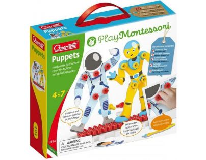 Quercetti Puppets nuts & bolts puppets Postavičky se šroubky a matičkami