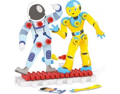 Quercetti Puppets nuts & bolts puppets Postavičky se šroubky a matičkami