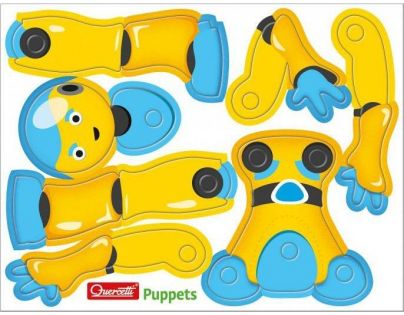 Quercetti Puppets nuts & bolts puppets Postavičky se šroubky a matičkami