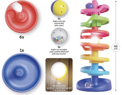 Quercetti Spiral Tower Brightball