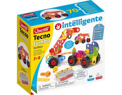 Quercetti Tecno Jumbo Toolbox černá kola