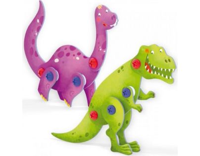 Quercetti Tecno Puzzle 3D dinosauři