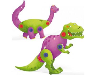 Quercetti Tecno Puzzle 3D dinosauři