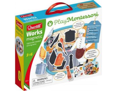 Quercetti Puzzle Magnetické loto 15 dílků