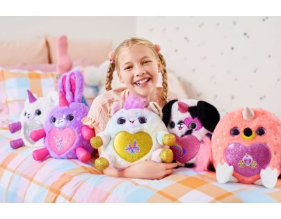 Rainbocorns Plyšový jednorožec s korunkou pejsek