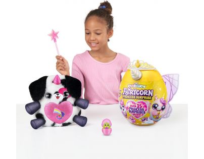 Rainbocorns Plyšový jednorožec s korunkou pejsek